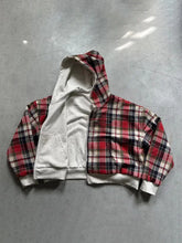 Cargar imagen en el visor de la galería, Y2K Double-Sided Plaid Zip Hoodie🪓