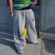 Cargar imagen en el visor de la galería, Street Guard Wide Pants – Rifle Print 🧵
