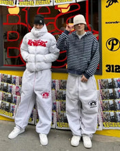 Cargar imagen en el visor de la galería, PROTECT Embroidered Wide Sweatpants – Unisex 🧵
